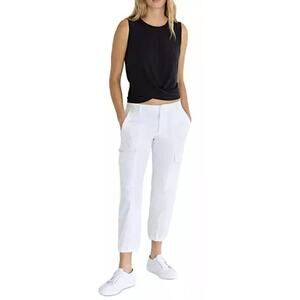 SANCTUARY REBEL CARGO PANTS BRILLIANT WHITE 32 3016